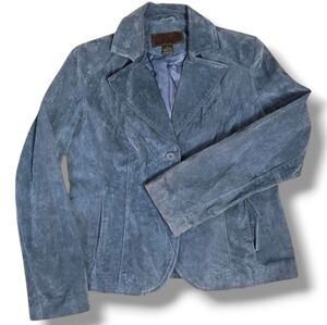 SIENA | 100% GENUINE LEATHER TWO BUTTON BLAZER JACKET